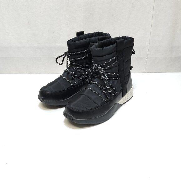 Time And Tru Winter Puff Booties -5°F Temp Rated Skid Resistant Women Size 8 NWT - Picture 1 of 11